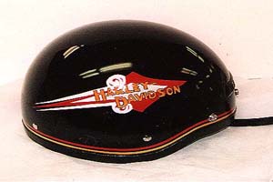 Cincinnati Makeup Artist Jodi Byrne Automotive Harley Davidson Logo Motorcycle Helmet